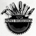 Personalized Papa's Workshop Metal Sign by Pamaheart