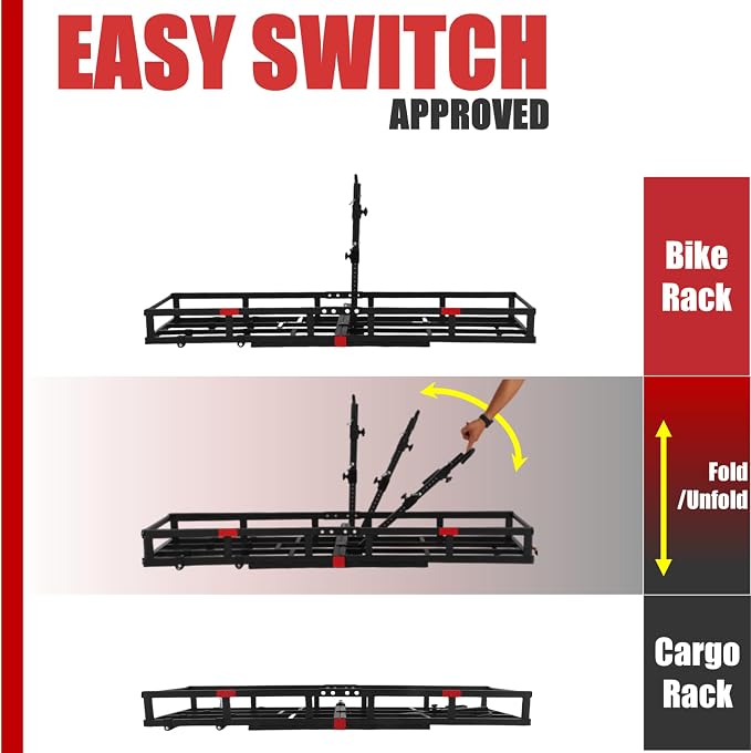Hitch-Mount Bike Rack for Ebike Heavy-Duty - Image 5