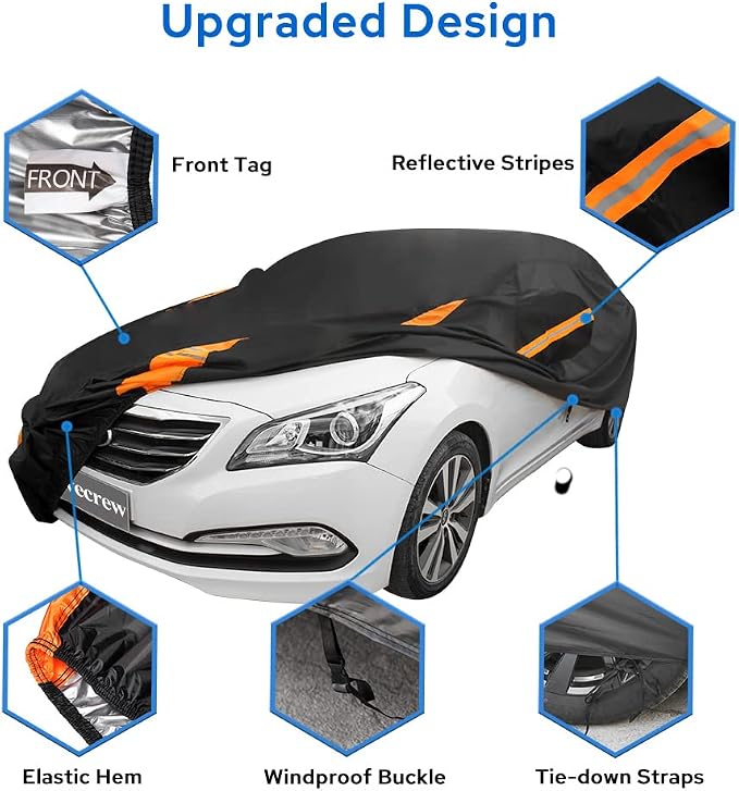 Avecrew Car Cover Waterproof All Weather - Image 4