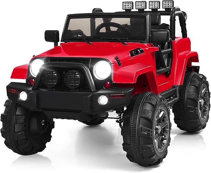 Costzon Ride On Car, 12V Battery Powered Electric Ride On Truck w/Parental by Costzon