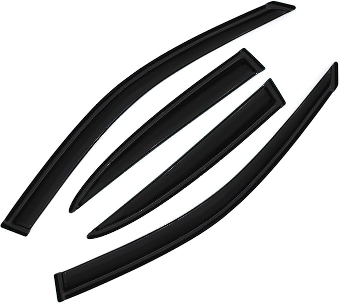 Smoke Sun/Rain Guards Wind Deflector Compatible - Image 2