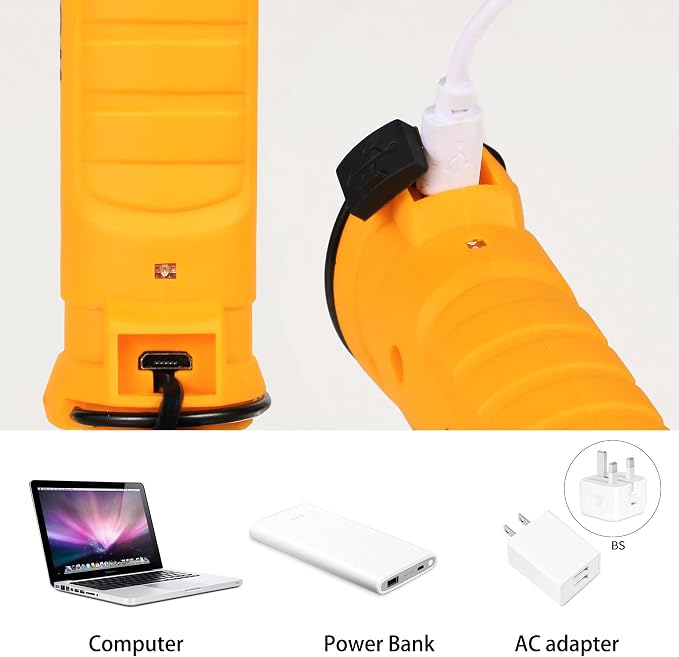 LED Worklight Flashlight, Suranew COB Rechargeable Work Lights - Image 8