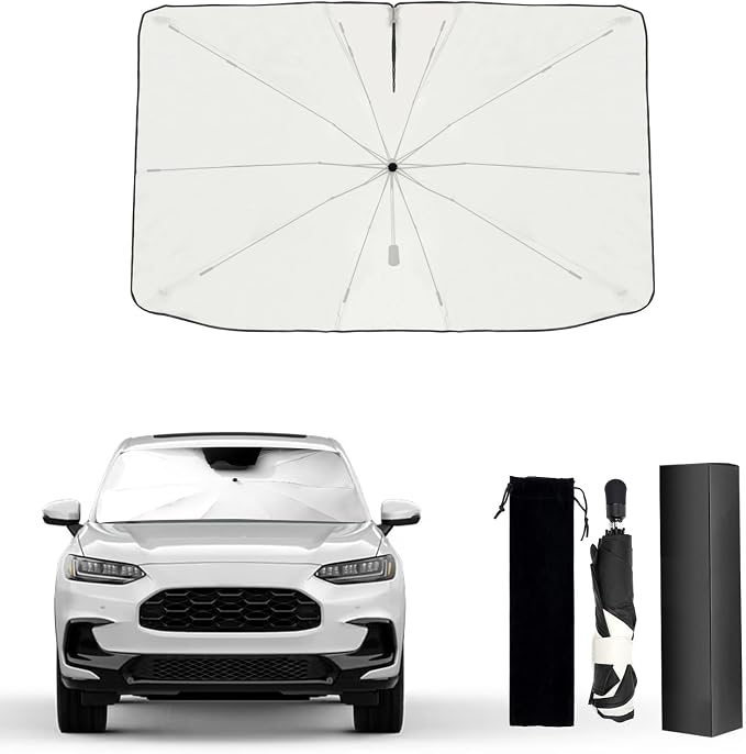 Custom Fit Windshield Sun Shade Umbrella by Raspillere