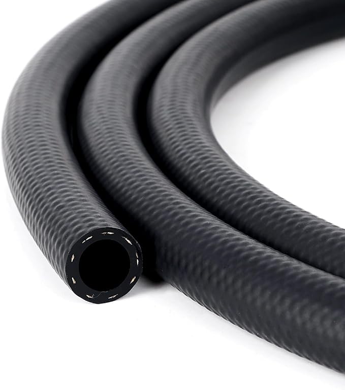 LokoCar Rubber Fuel Hose Line Push Lock 3/16" ID SAE 30R7 NBR 5ft 300PSI Black - Image 9