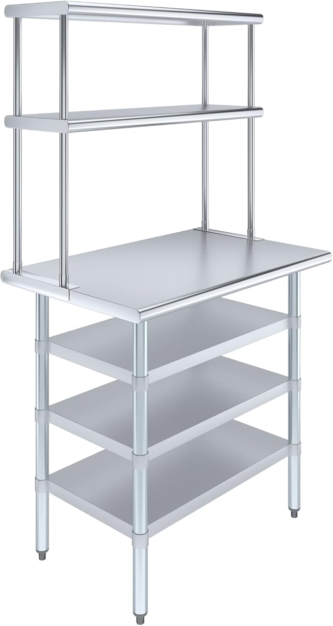 Amgood 24" x 36" Stainless Steel Work Table by AmGood