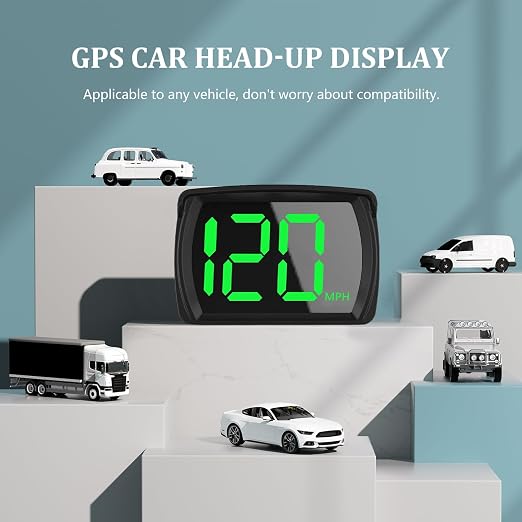 Speedometer HUD, GPS Digital Speed Meter - Image 2