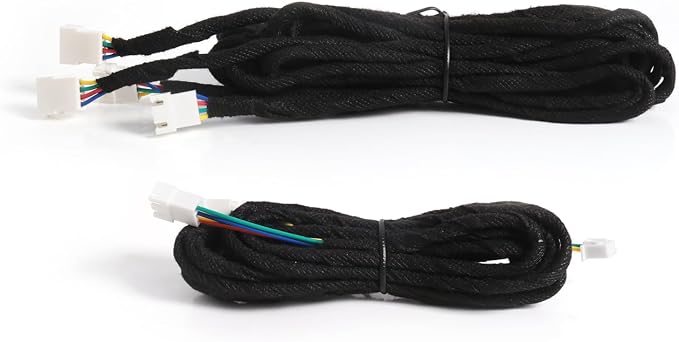 2PCS RGB Acrylic Interior Car LED Strip Light Extension Wire, which fit - Image 5