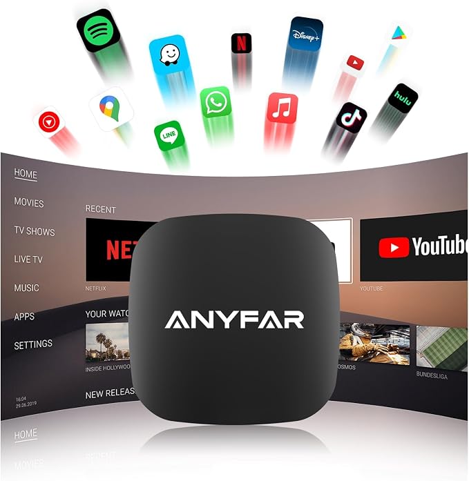 AI 7 Wireless CarPlay Adapter Android Box by ANYFAR