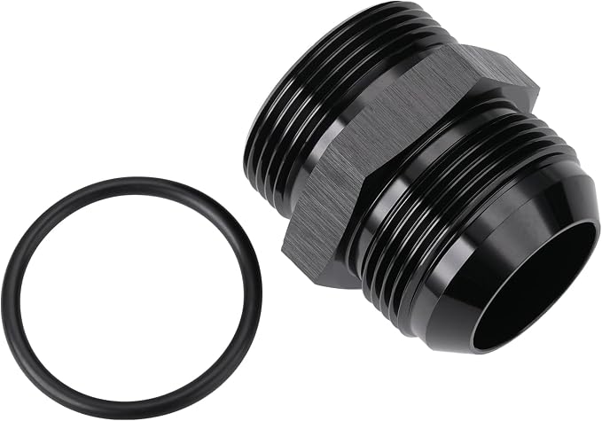 20AN Male Flare to 20AN ORB O-ring Boss Fuel Pump Rail Adapter Fitting Aluminum - Image 4