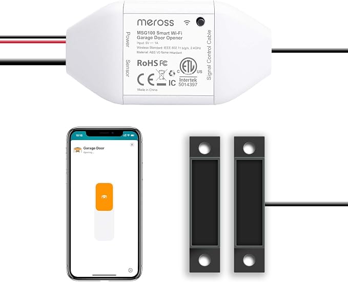 Smart Garage Door Opener Remote, Compatible by meross