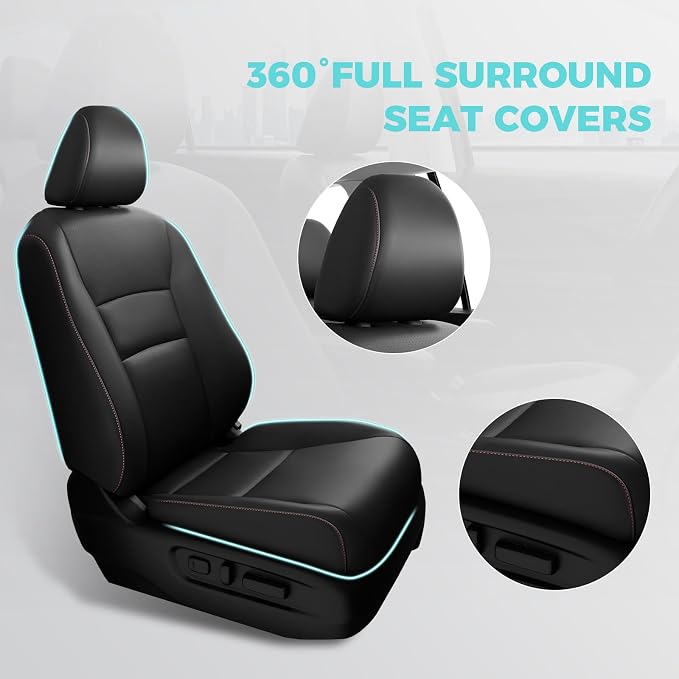 for Honda Pilot Seat Covers, Car Seat Protectors Full Set Custom Fit Pilot Elite - Image 5