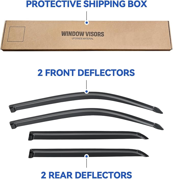 Window Visors Rain Guards Shield - Image 5