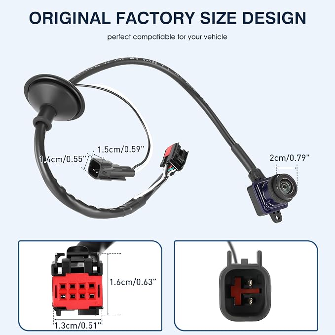 Rear View Backup Camera Fit for Chrysler Town & Country 2011-2016, fit for - Image 5