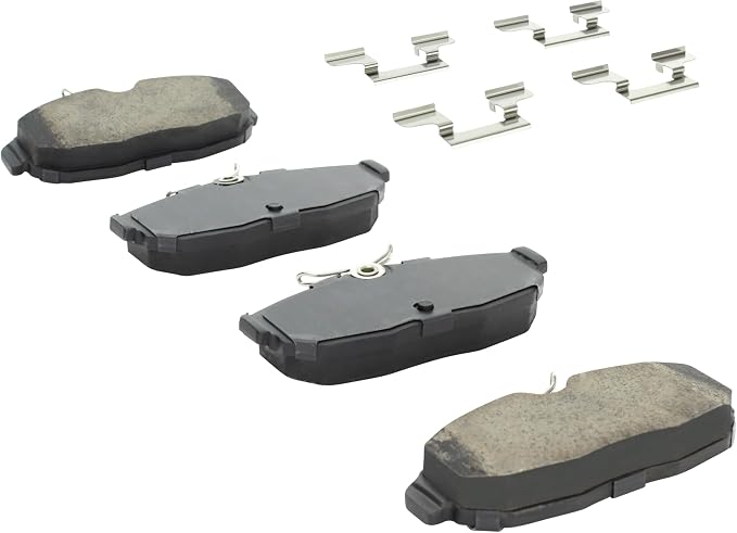 Premium Semi-Metallic Rear Brake Pads Compatible - Image 2