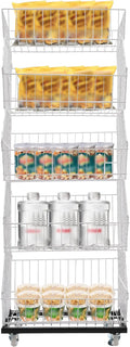 Retail Display Rack 5-Tier Market Merchandise Display Shelf Fruit Store Storage by Unknown