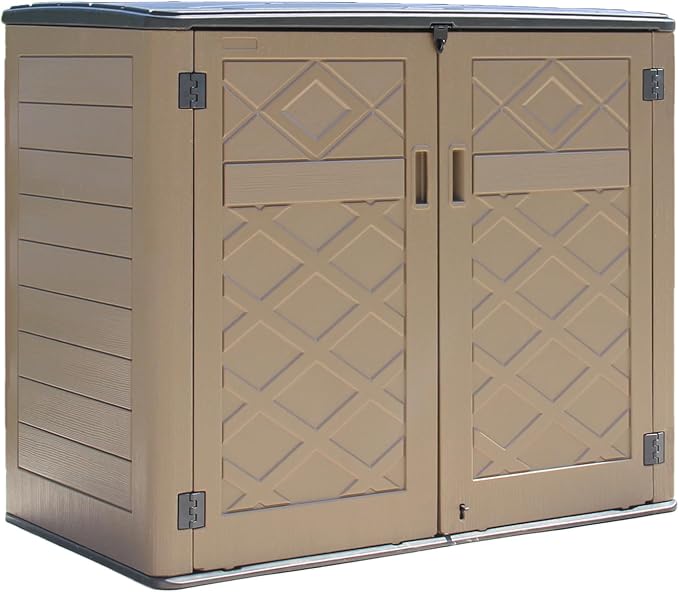 HOMSPARK Storage Shed Weather Resistance, Horizontal Storage Shed by HOMSPARK
