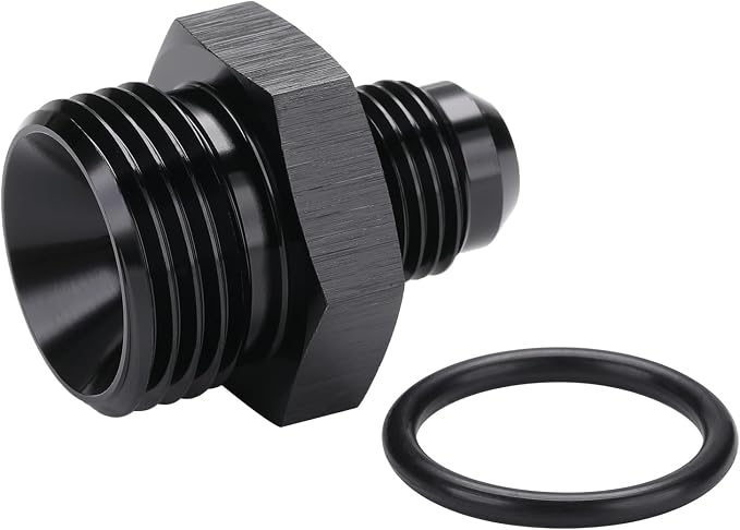 6AN Male Flare to 10AN ORB O-ring Boss Fuel Pump Rail Adapter Fitting Aluminum - Image 5