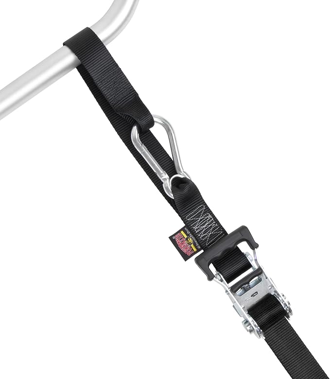 PowerTye - Made in USA - Extra Long Ratchet Tie Down Straps, Heavy Duty - Image 2