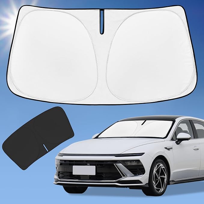 Sun Shade Sunshade for Hyundai Sonata 2020-2025 2026 Windshield Cover, 4-Layer by ZOIBVCARSUNSHADE