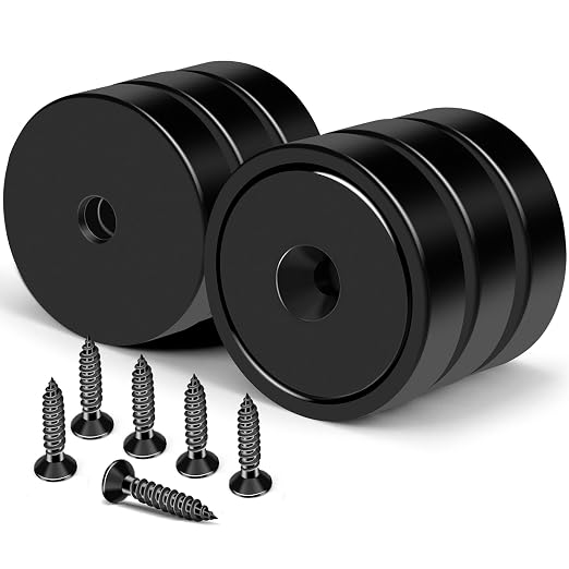 MIKEDE Heavy Duty Magnets with Hole, 150LB Strong Magnets, Rare Earth Magnet by MIKEDE