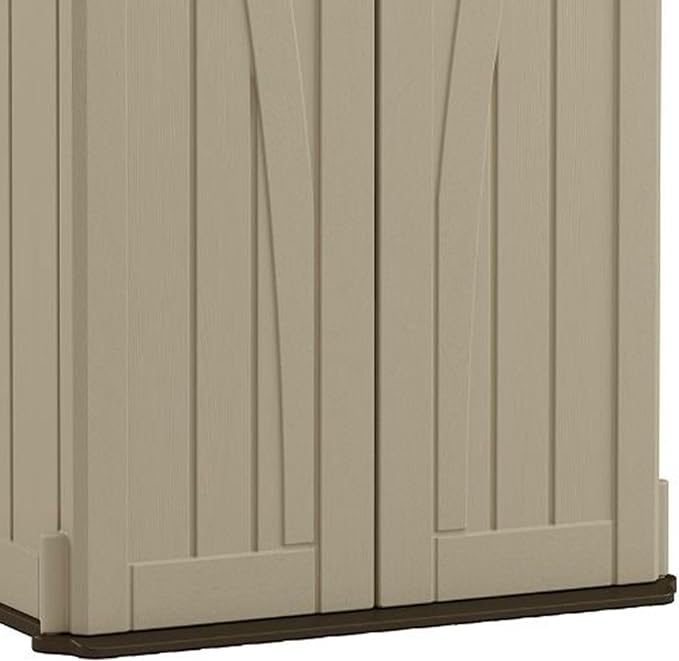 Suncast 22 Cubic Feet Capacity Tall Plastic Vertical Outdoor Shed - Image 8
