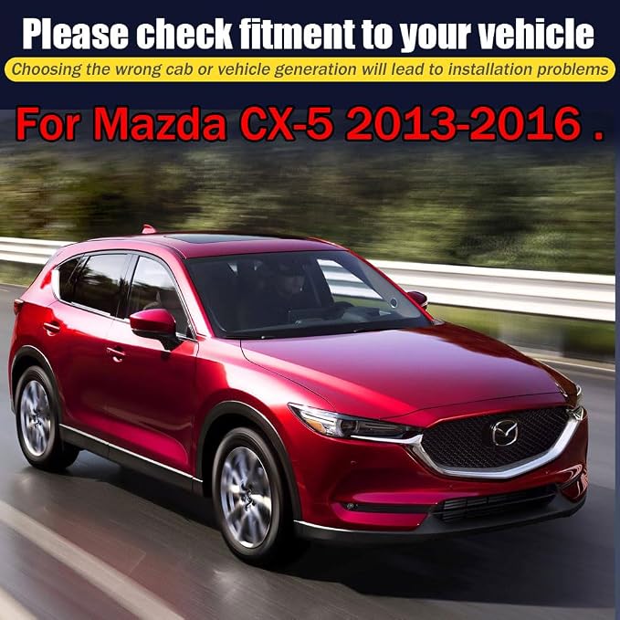 Rain Guards for Mazda CX-5 2013-2016, Tape-on Side Window Deflectors for Mazda - Image 6