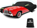 QUNSUNUS Waterproof Car Cover for Oldsmobile Cutlass 1966-1980/1988, Outdoor by QQUNSUNUS