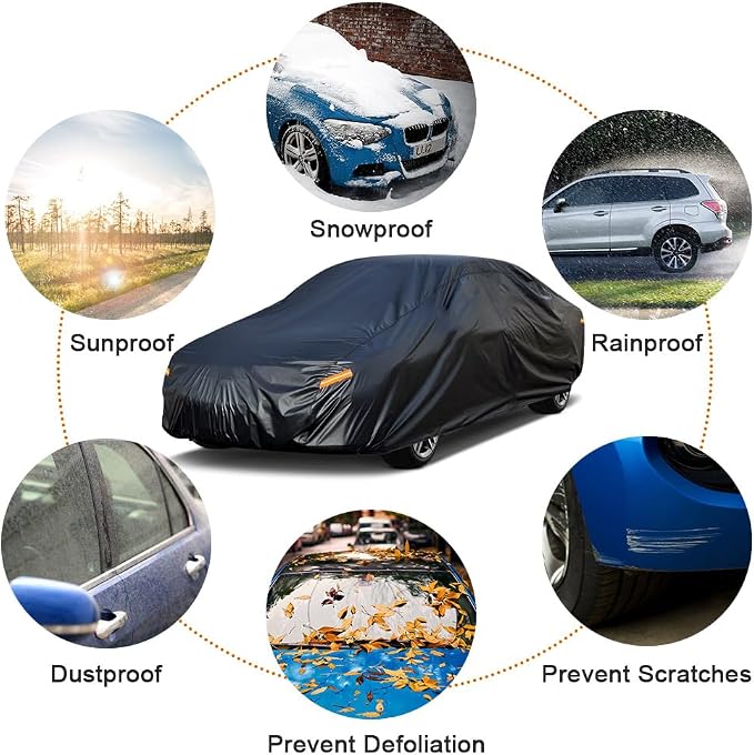 Kayme 7 Layers Car Cover Custom Fit - Image 6