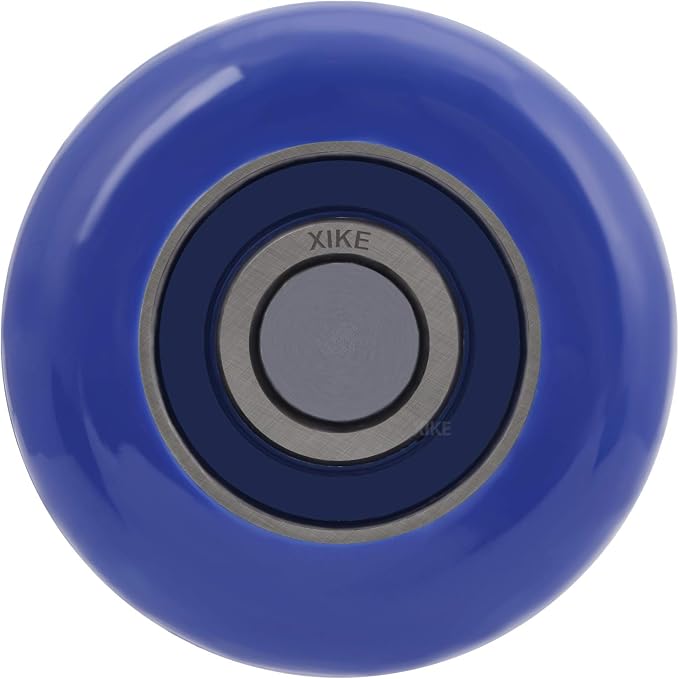 XiKe 10 Pack Blue 2" Nylon Garage Door Roller 4" Stem, Quiet/Durable and High - Image 3