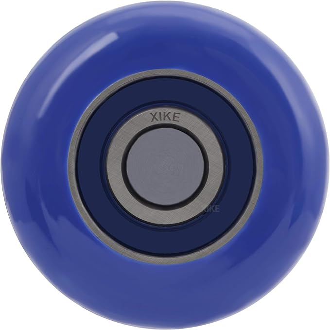 XiKe 12 Pack Blue 2" Nylon Garage Door Roller 4" Stem, Quiet/Durable and High - Image 3