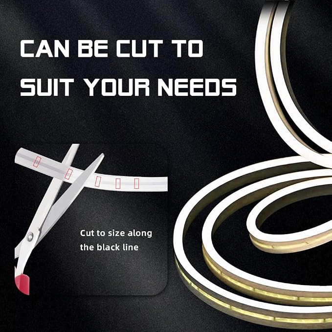 Car LED Strip Light For Trunk, 158Inch IP67 Silicone Waterproof Neon Light - Image 4