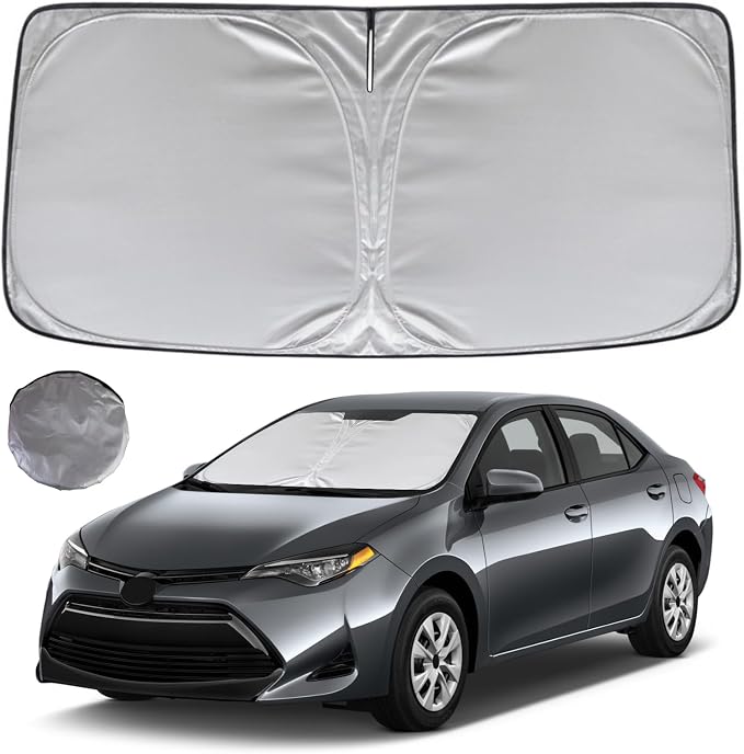 KAYZT Windshield Sun Shade for 2014-2019 Toyota Corolla Foldable Sunshade Front by KAYZT