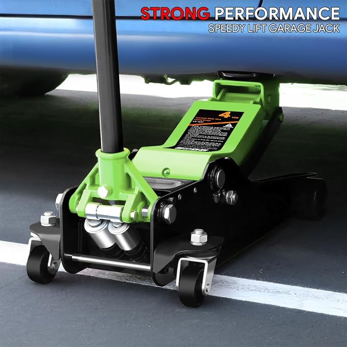 DNA MOTORING Low Profile Hydraulic Trolley Service/Floor Jack, 4 Ton Capacity - Image 9