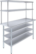 Amgood 24" x 60" Stainless Steel Work Table by AmGood