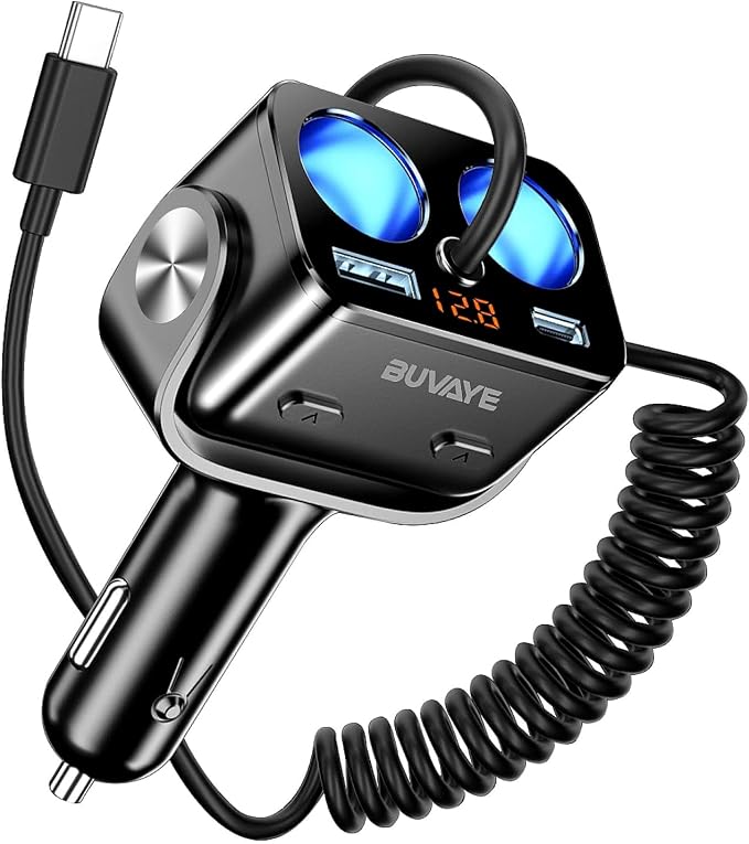 5 in 1 Cigarette Lighter Splitter by BUVAYE