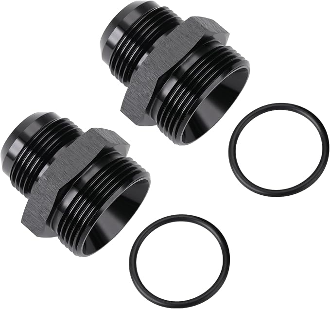 16AN Male Flare to 20AN ORB O-ring Boss Fuel Pump Rail Adapter Fitting Aluminum - Image 4