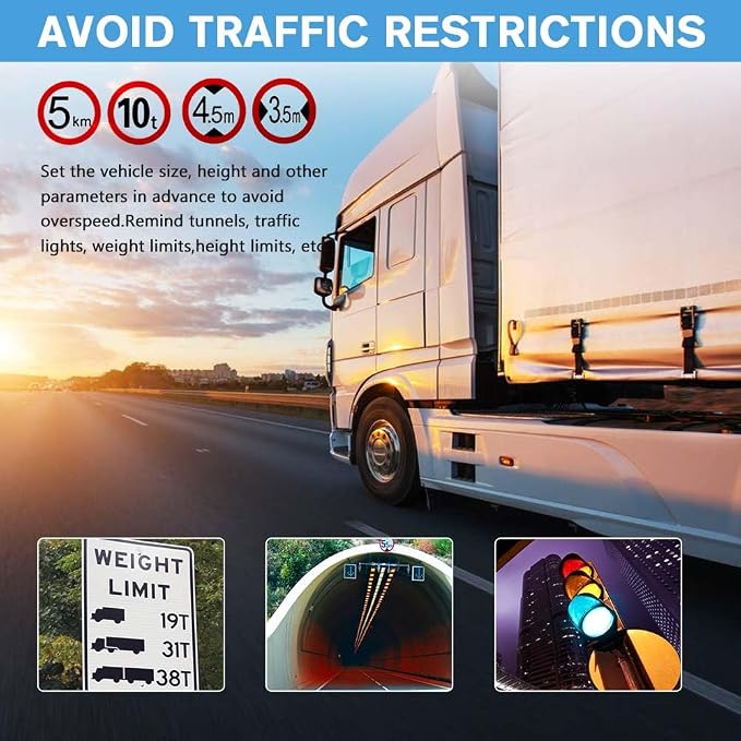 GPS Navigator for Car Truck 7 inch Touch Screen, 2025 North America Maps Free - Image 3