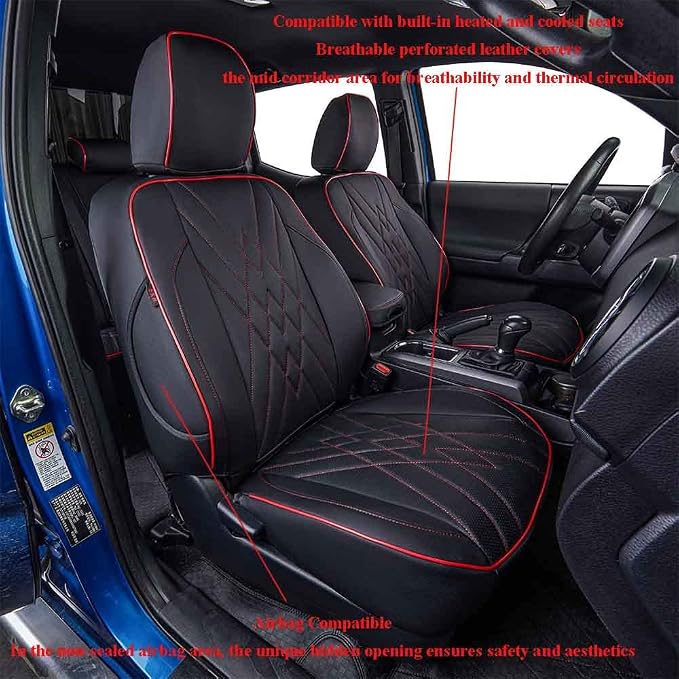 EKR Custom Fit Tacoma Front Car Seat Covers - Image 2