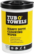 Tub O Towels TW90 Heavy-Duty 10" x 12" Size Multi-Surface Cleaning Wipes by TubOTowels