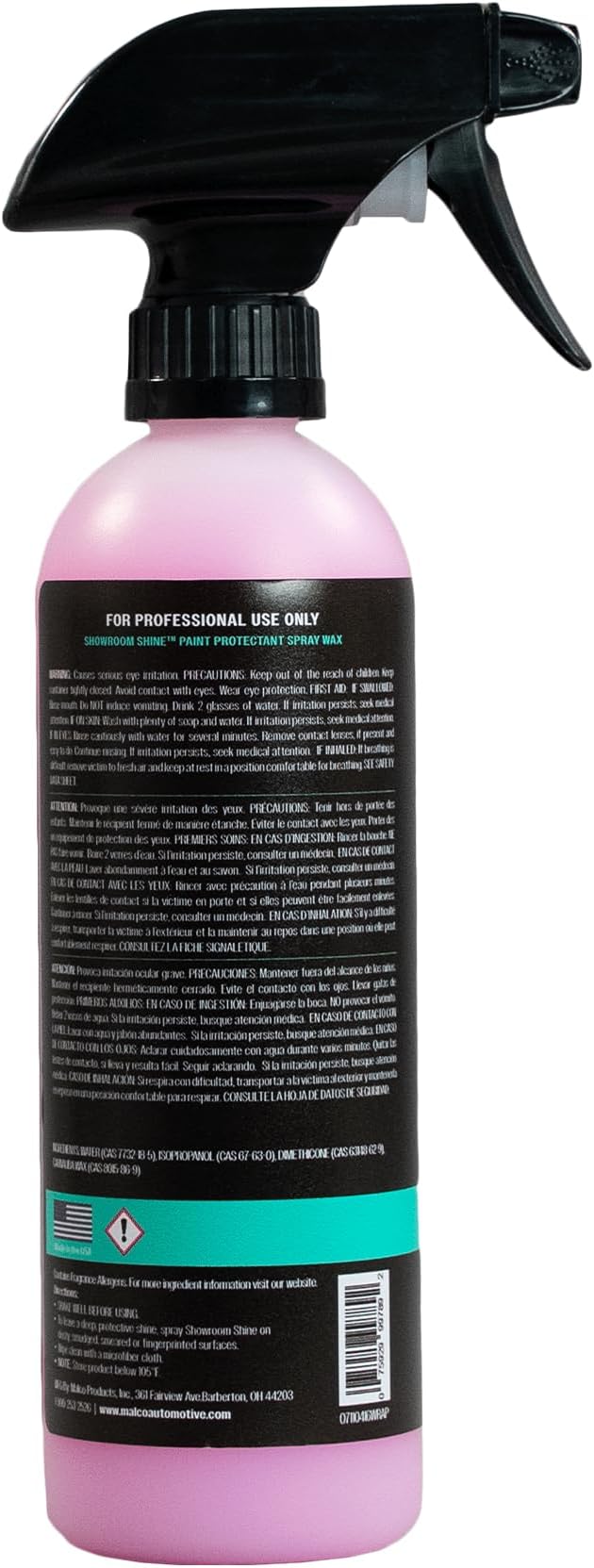 Malco Showroom Shine Spray Car Wax – Best Car Wax Spray - Image 2