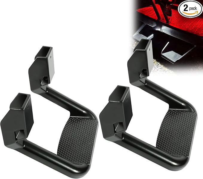 RULLINE Black Powder Coated Truck Side Step Set by RULLINE