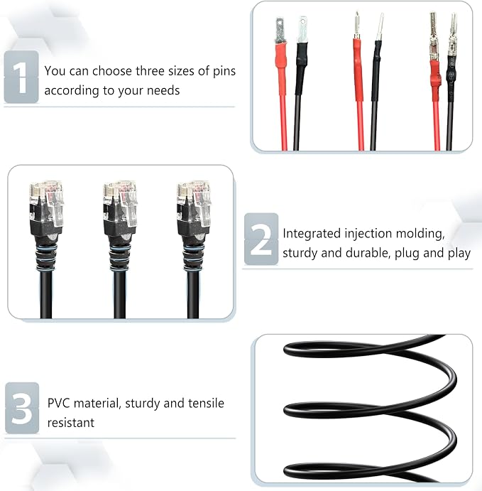 13.8" Radar Detector Hardwire Power Cord, Mirror Wire Plug Kit, - Image 2