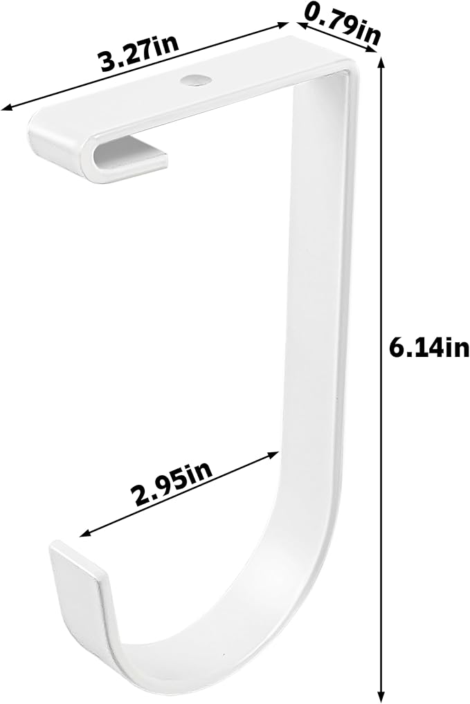 4-Pack Heavy Duty Add-On Flat Hook Accessory - Image 2