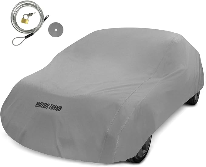 Motor Trend Breathable Lightweight Car Cover, Anti-Moisture Build-Up by MotorTrend