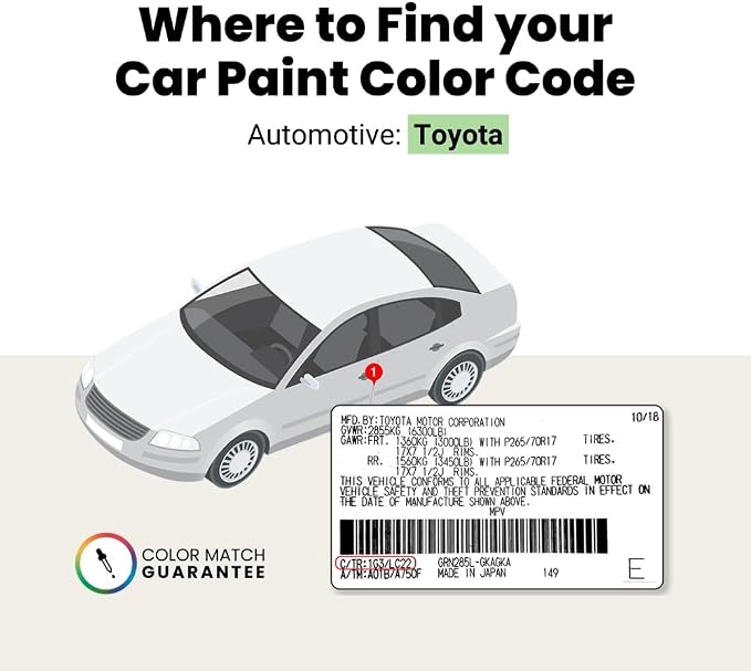 TouchUpDirect 4Q2 Beige Pearl Metallic Compatible - Image 3