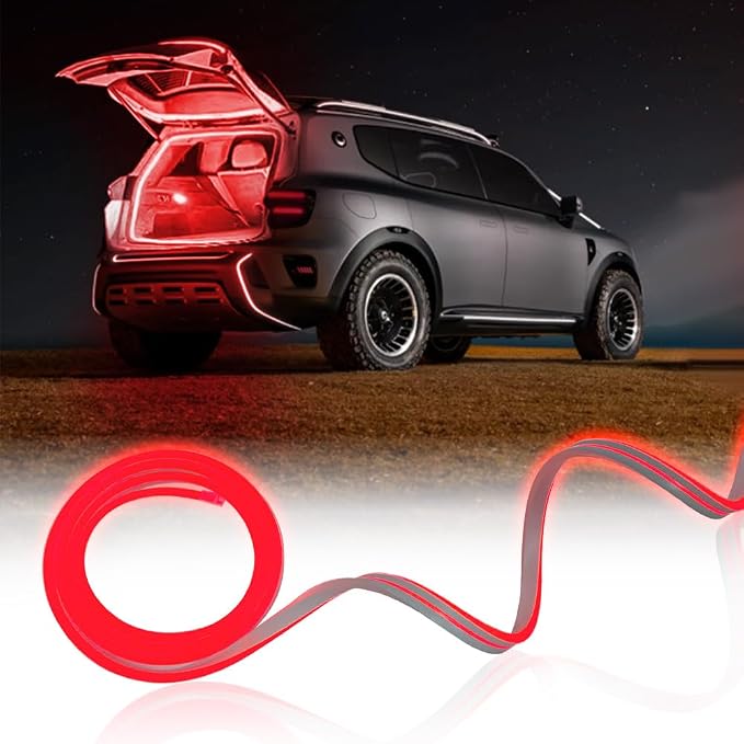Car LED Strip Light For Trunk, 158Inch IP67 Silicone Waterproof Neon Light by YIFENGSHUNDIRECT