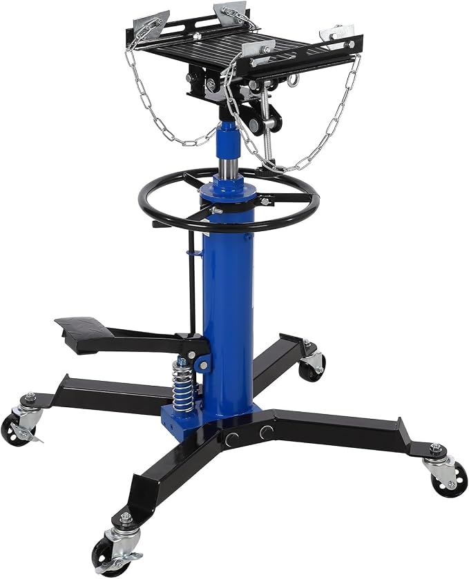 Transmission Jack 1100 LBS Hydraulic Telescoping 2-Stage Lift Jack Stand by WARMTOBABY
