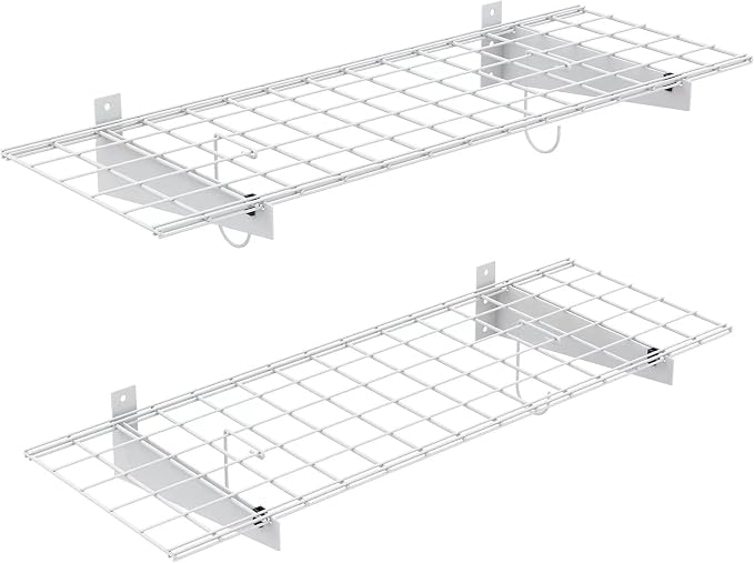 TORACK 2 Pack Garage Storage Wall Shelves by TORACK