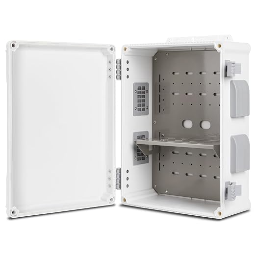 Outdoor Electrical Junction Box, ABS Water Resistant Enclosure by Namunanee