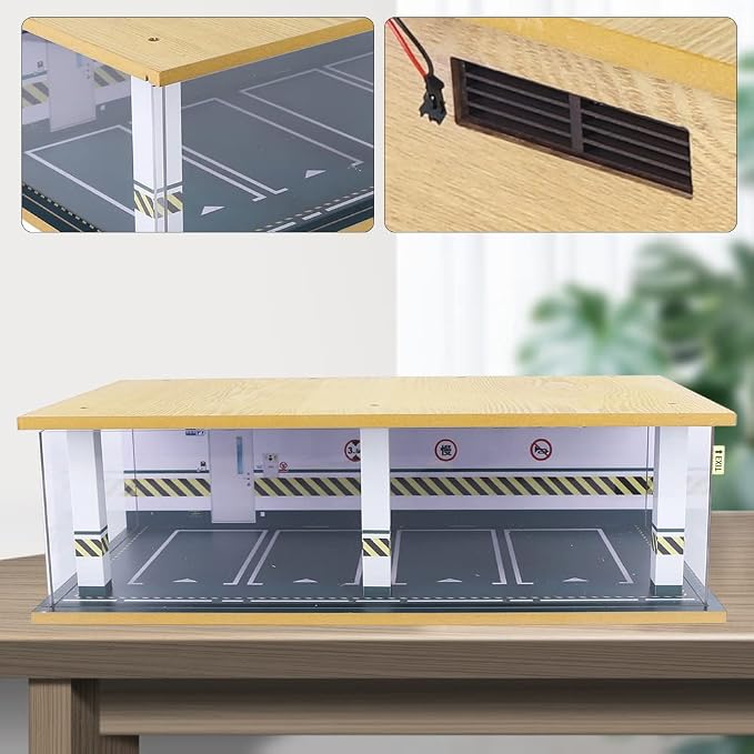 1/24 Parking Garage Model Car Garage Display Case - Image 6